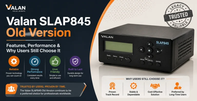 Valan SLAP845 Old Version